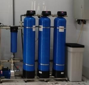 Hệ thống lọc nước tổng gia đình 3 cột composite van tự động 