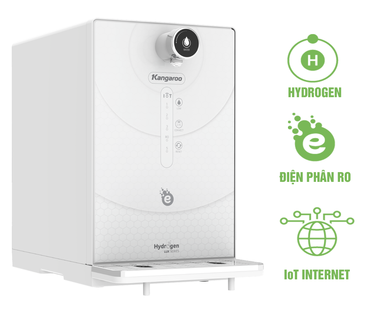 Máy lọc nước Kangaroo Hydrogen ion kiềm KG100EED-IoT