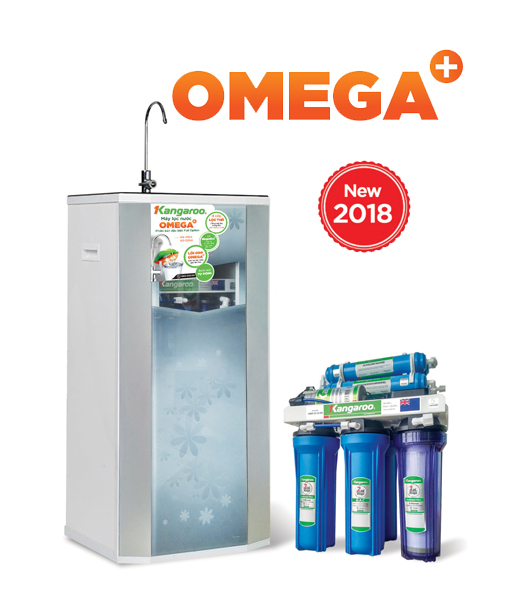 Máy lọc nước Kangaroo OMEGA+ KG02G4 (Vỏ hoa Hàn Quốc)